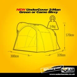 Solar Undercover 2-Man Bivvy Green