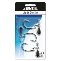 Jenzi Jig Rig Drop Shot Hooks 7gr #3/0 3pcs